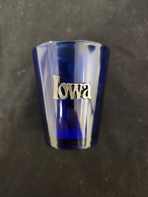 Iowa Hawkeye State Elements Souvenir Shot Glass - 2.25" Tall - View #6